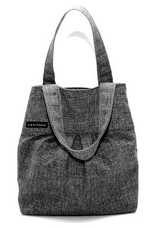 Tweed shopping bag